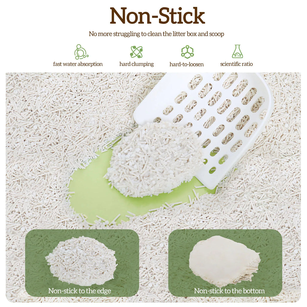 Non-Stick Ultra Clumping Cassava Tofu Cat Litter 4KG/PACK