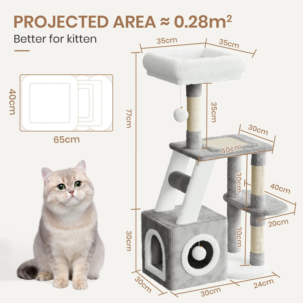 107cm Activity Center & Playhouse for kittens