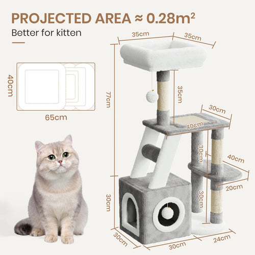 107cm Activity Center & Playhouse for kittens