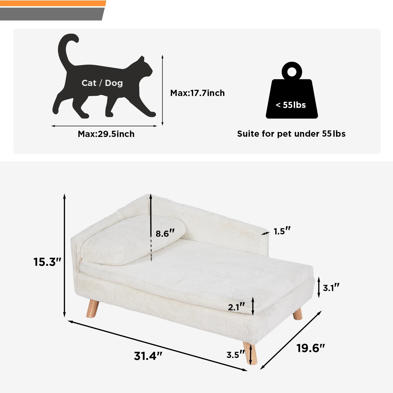 Purrfect Cat Sofa & Bed minimalist design