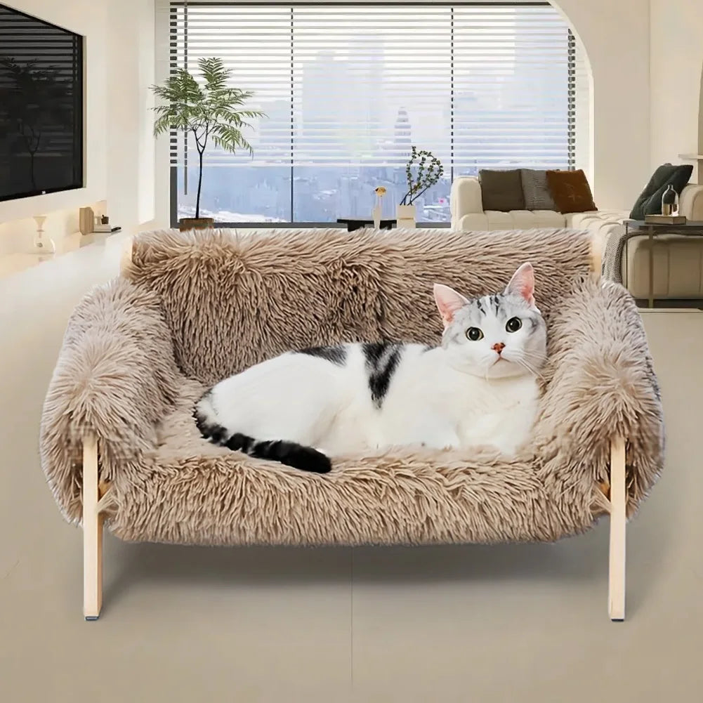 Small Cat sofa bed with Detachable Washable Cover