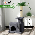 Jungle Cat cave with Stylish palm tree (90cm in 3 colours)