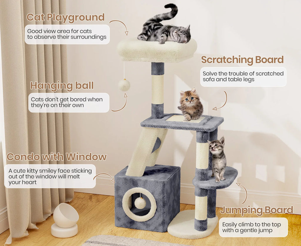 107cm Activity Center & Playhouse for kittens