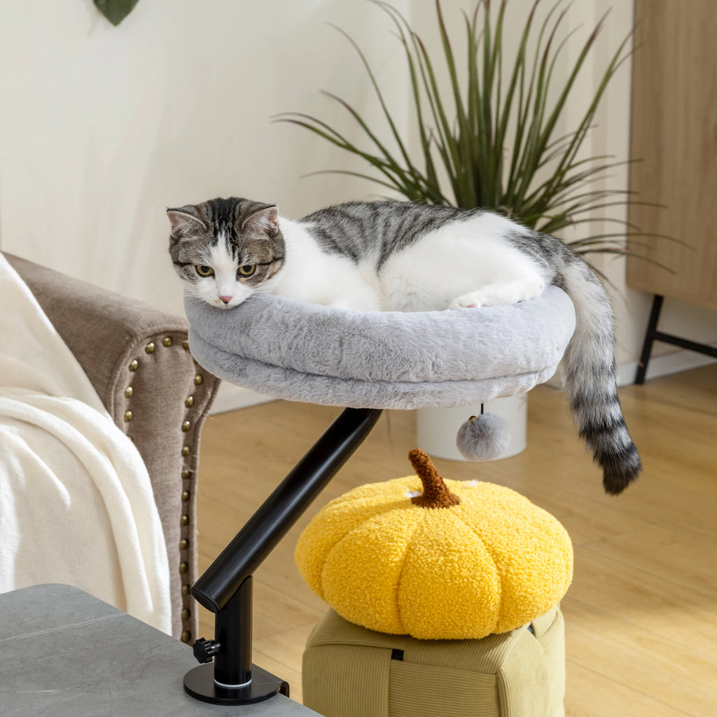 Purrcave gamer bed, 360° Rotatable Adjustable Cat Hammock