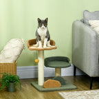 Paw themed kitten tower- Small Cat Tree with Toy Ball