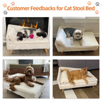 Waterproof Pet Sofa Dog Cat Bed Couch Raised Chair Lounger Plush Cover Cushion