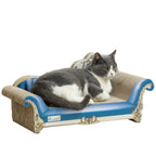 2-in-1 Cat Scratching Board with Catnip-aesthetically pleasing design-suitable for scratching and resting
