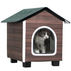indoor or outdoor Cat House with Elevated Base