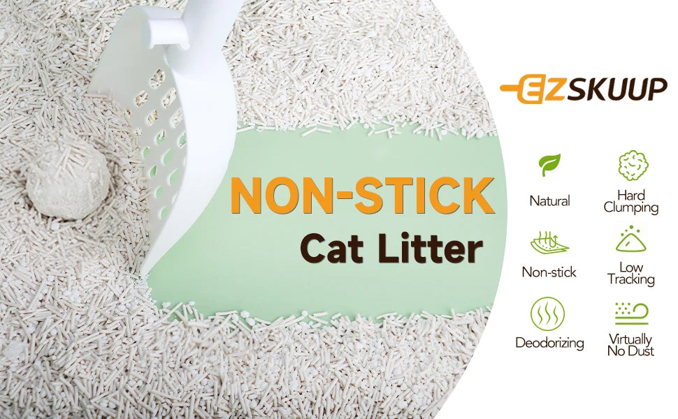 Non-Stick Ultra Clumping Cassava Tofu Cat Litter 4KG/PACK
