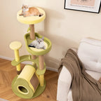 Green Avocado Cat Tree-Multi-level Cat Tower