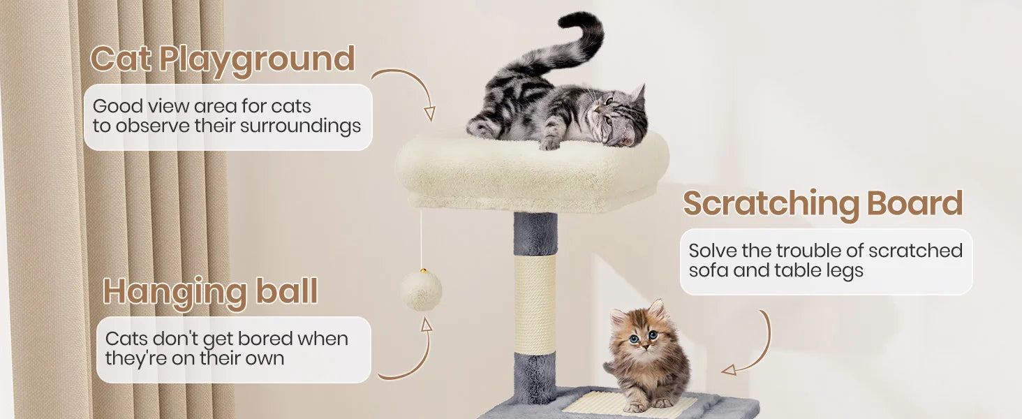107cm Activity Center & Playhouse for kittens