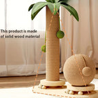 Coconut Tree Cat Scratching Post & Play Tower
