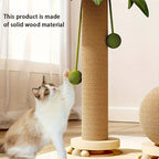 Coconut Tree Cat Scratching Post & Play Tower