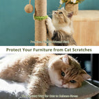 Platyfull purr Tree for Kitten Adult Cats (56cm/93cm)