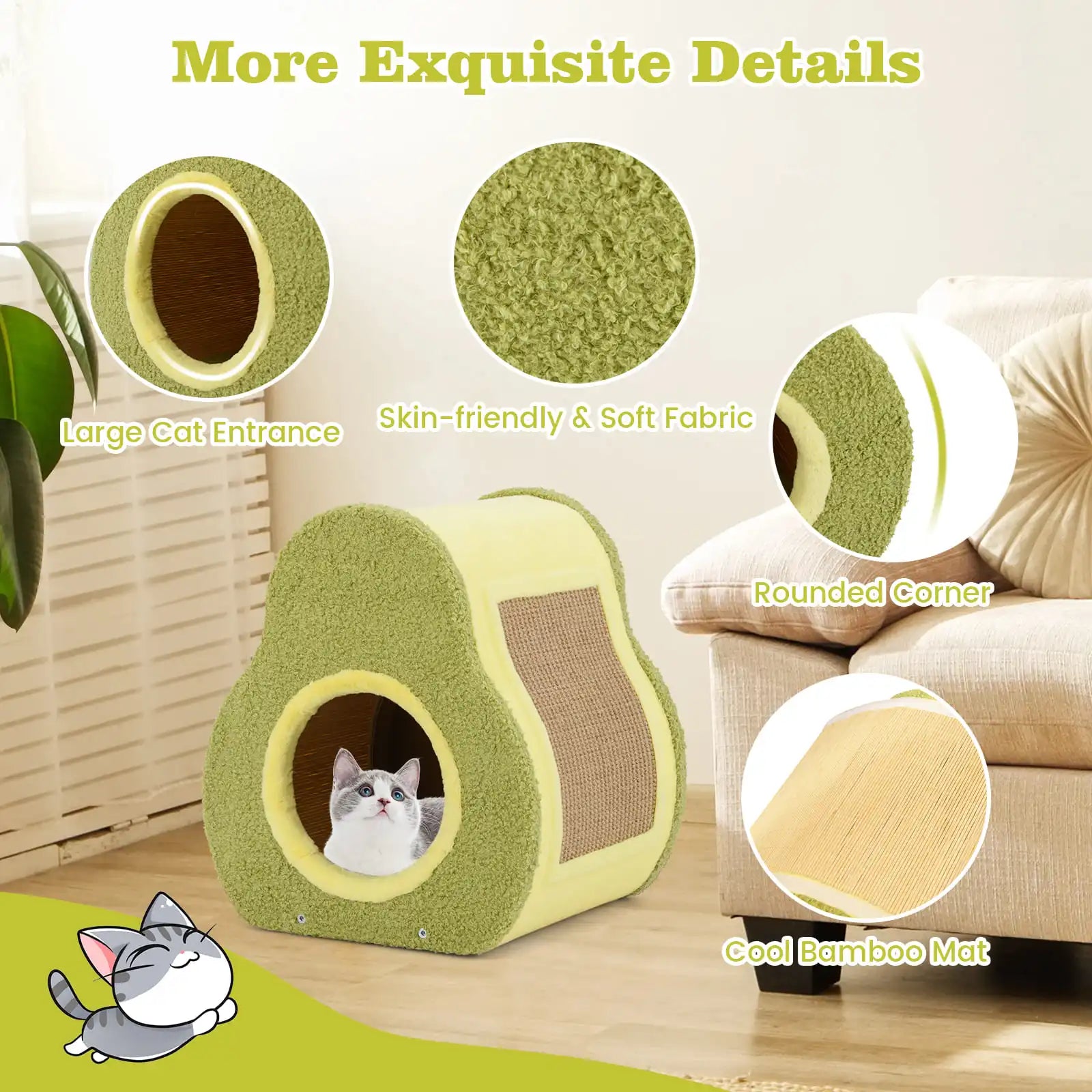 Avocado  Kitten House (35x33x40cm)