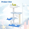 Ocean-themed Cat Tree 3-levesl