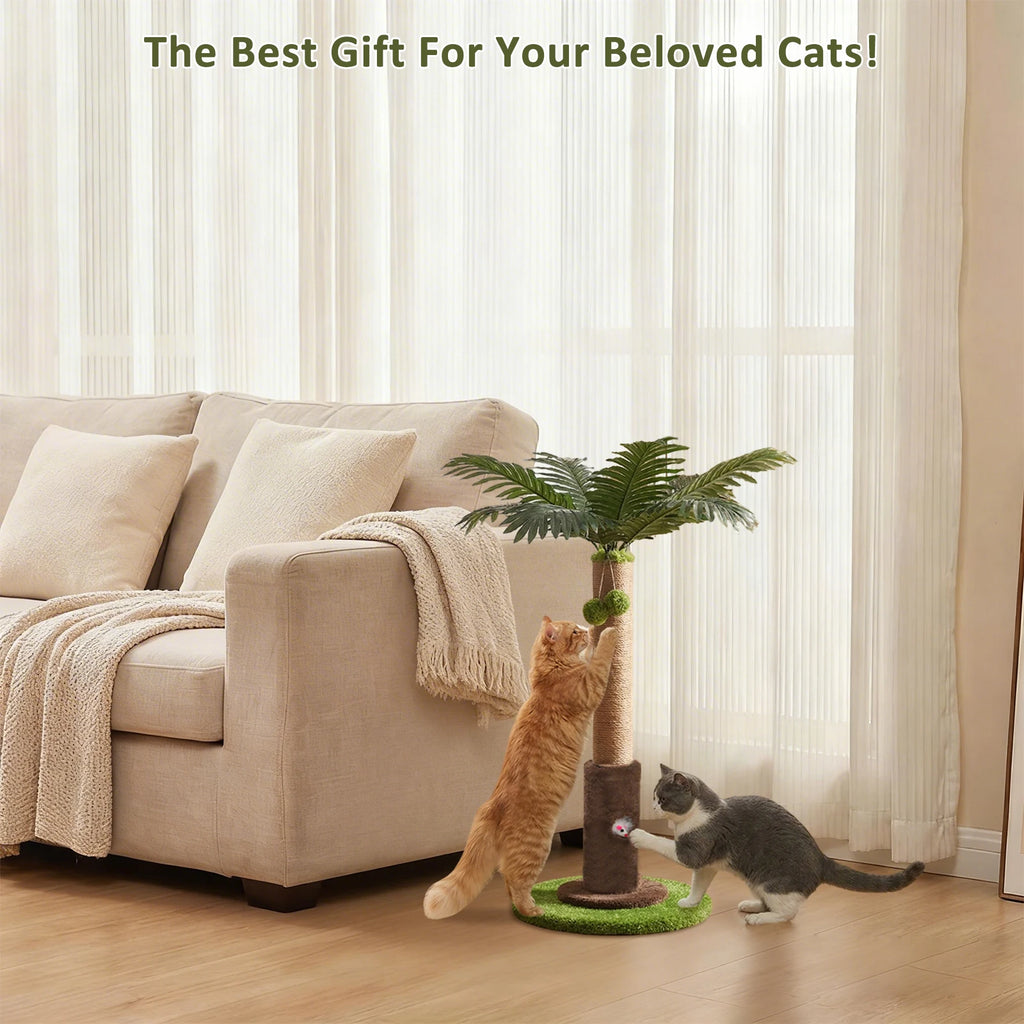 Platyfull purr Tree for Kitten Adult Cats (56cm/93cm)