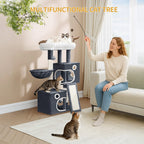Maria Cat tower-Two Caves, Spacious Platform, Scratching Ra(98cm)