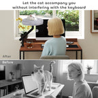 Purrcave gamer bed, 360° Rotatable Adjustable Cat Hammock