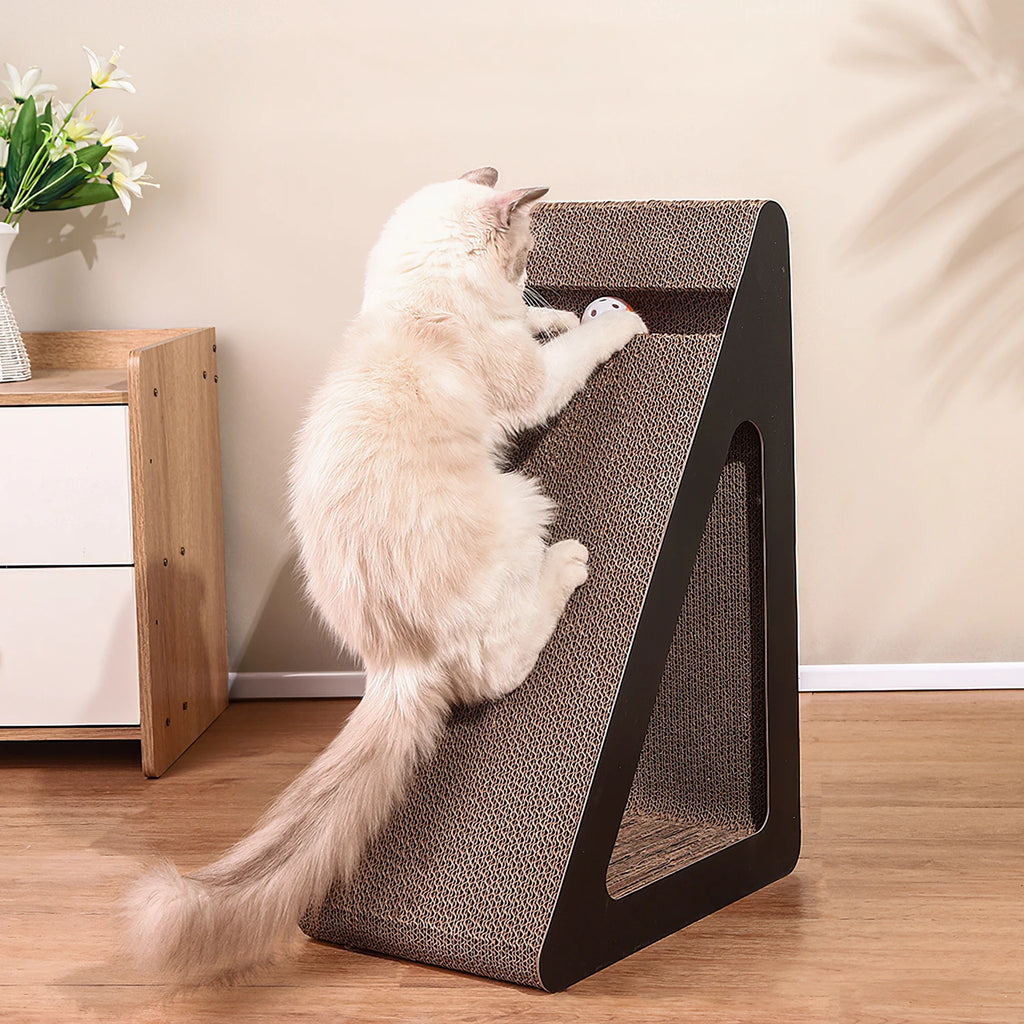 Voltsify Cat Scratching board with tunneland toy ball Scratcher