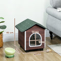 indoor or outdoor Cat House with Elevated Base