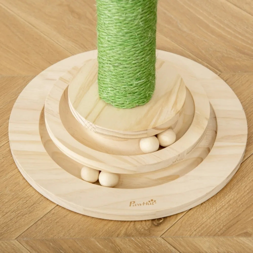 mini Cactus Sisal Scratching Post for small cats & kittens