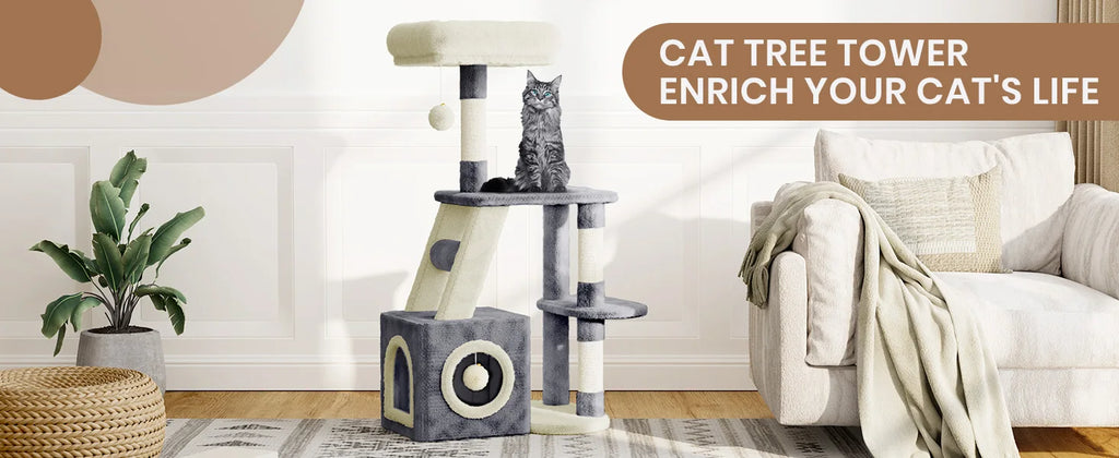 107cm Activity Center & Playhouse for kittens