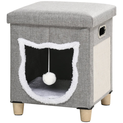2 in 1 Cat Bed Ottoman