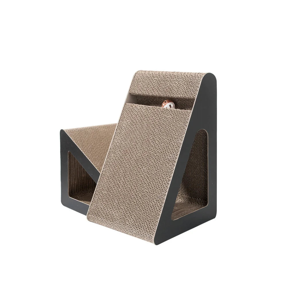 Voltsify Cat Scratching board with tunneland toy ball Scratcher