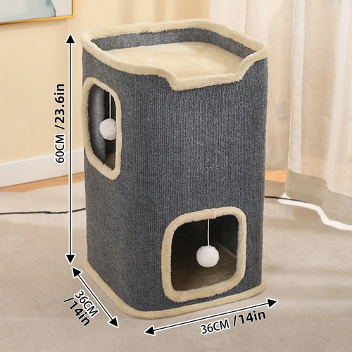24'' Minimalist 2- Layer Cat House