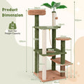 Jungle themed Indoor Cat Tree (152cm)